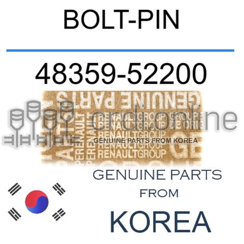 BOLT-PIN [ORIGINAL] 48359-52200 4835952200 48359 52200
