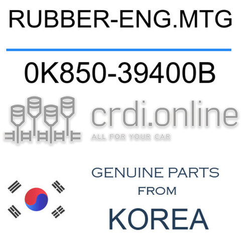 RUBBER-ENG.MTG [ORIGINAL] 0K850-39400B 0K85039400B 0K850 39400B