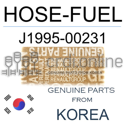 HOSE-FUEL [ORIGINAL] J1995-00231 J199500231 J1995 00231