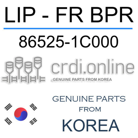 LIP - FR BPR [ORIGINAL] 86525-1C000 865251C000 86525 1C000