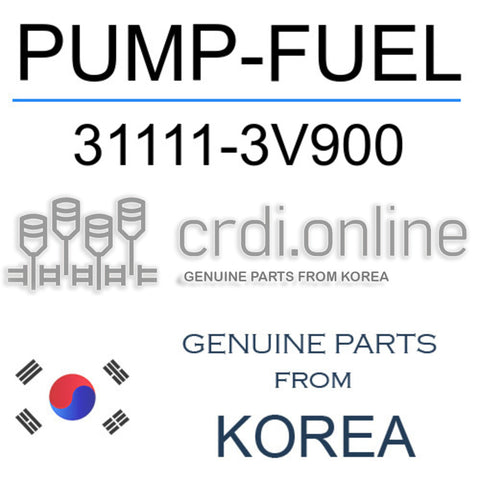 PUMP-FUEL [ORIGINAL] 31111-3V900 311113V900 31111 3V900