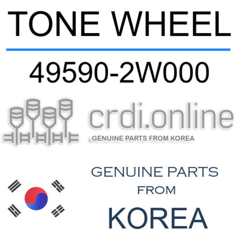 TONE WHEEL 49590-2W000 495902W000 49590 2W000