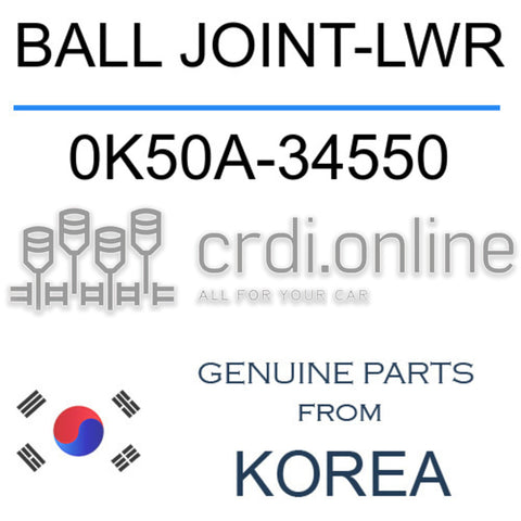 BALL JOINT-LWR 0K50A-34550 0K50A34550 0K50A 34550
