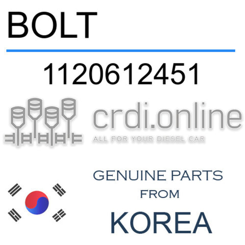 BOLT 11206-12451 1120612451 11206 12451