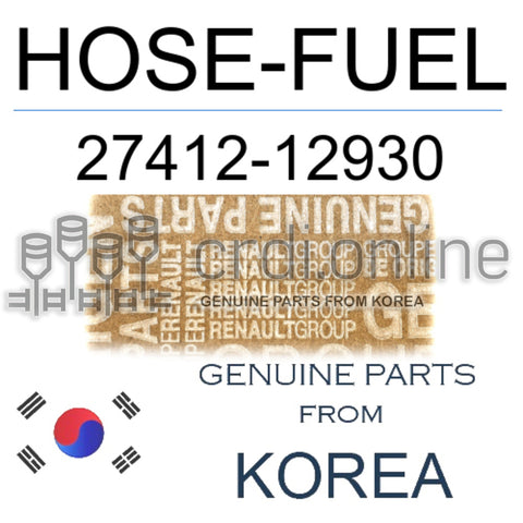 HOSE-FUEL [ORIGINAL] 27412-12930 2741212930 27412 12930