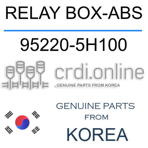 RELAY BOX-ABS [ORIGINAL] 95220-5H100 952205H100 95220 5H100