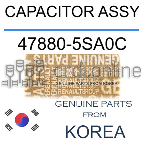 CAPACITOR ASSY [ORIGINAL] 47880-5SA0C 478805SA0C 47880 5SA0C