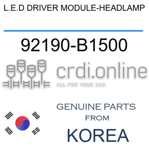 L.E.D DRIVER MODULE-HEADLAMP [ORIGINAL] 92190-B1500 92190B1500 92190 B1500
