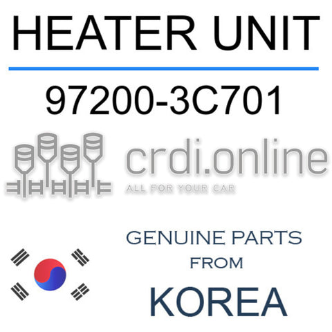 HEATER UNIT [ORIGINAL] 97200-3C701 972003C701 97200 3C701