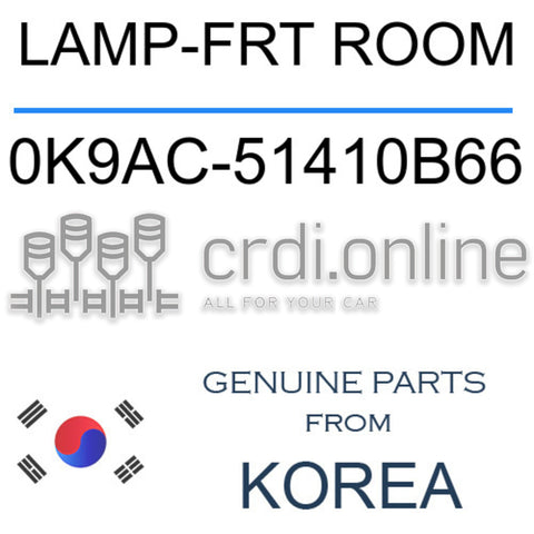 LAMP-FRT ROOM [ORIGINAL] 0K9AC-51410B66 0K9AC51410B66 0K9AC 51410B66