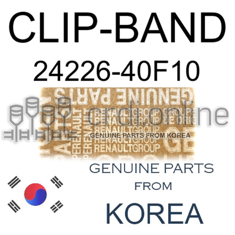 CLIP-BAND [ORIGINAL] 24226-40F10 2422640F10 24226 40F10