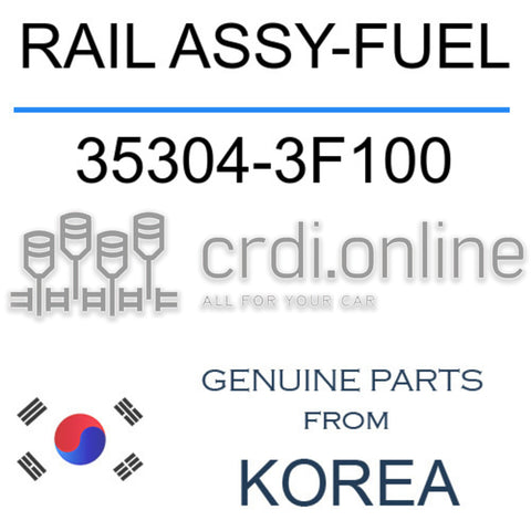 RAIL ASSY-FUEL [ORIGINAL] 35304-3F100 353043F100 35304 3F100