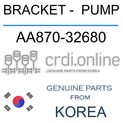 BRACKET -  PUMP AA870-32680 AA87032680 AA870 32680