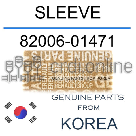 SLEEVE [ORIGINAL] 82006-01471 8200601471 82006 01471