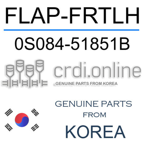 FLAP-FRTLH [ORIGINAL] 0S084-51851B 0S08451851B 0S084 51851B