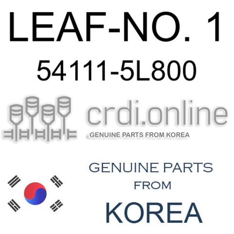 LEAF-NO. 1 [ORIGINAL] 54111-5L800 541115L800 54111 5L800