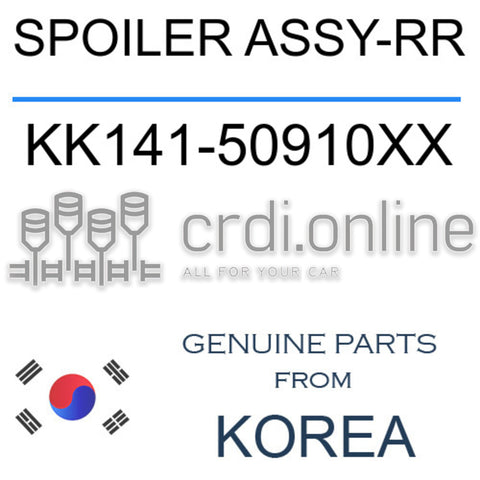 SPOILER ASSY-RR [ORIGINAL] KK141-50910XX KK14150910XX KK141 50910XX