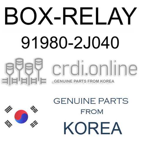 BOX-RELAY 91980-2J040 919802J040 91980 2J040