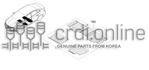 MAT KIT-PROTRPASS COMPT 74900-2910R 749002910R 74900 2910R