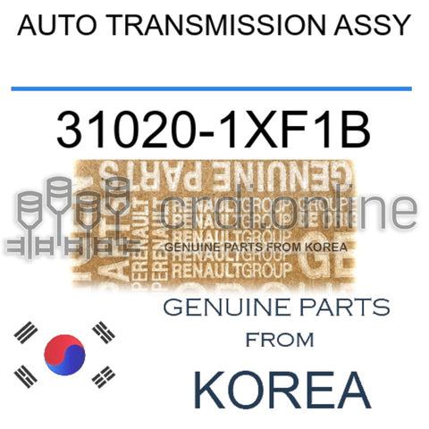 AUTO TRANSMISSION ASSY [ORIGINAL] 31020-1XF1B 310201XF1B 31020 1XF1B