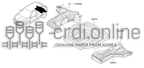 BOX ASSY-LUGGAGE SIDERH 84975-JY60A 84975JY60A 84975 JY60A