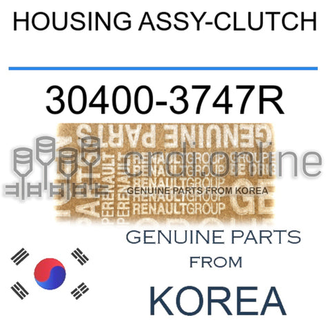 HOUSING ASSY-CLUTCH [ORIGINAL] 30400-3747R 304003747R 30400 3747R