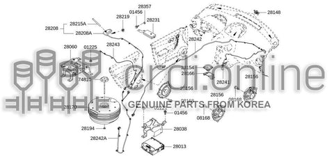 NUT-ANTENNA BASE 82002-08998 8200208998 82002 08998