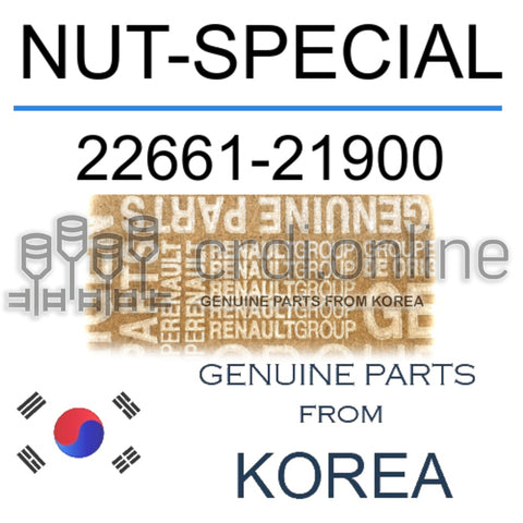 NUT-SPECIAL [ORIGINAL] 22661-21900 2266121900 22661 21900