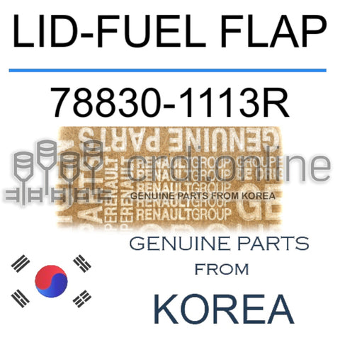 LID-FUEL FLAP [ORIGINAL] 78830-1113R 788301113R 78830 1113R