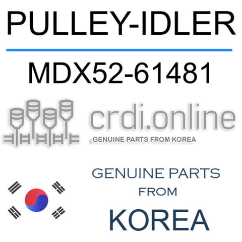 PULLEY-IDLER [ORIGINAL] MDX52-61481 MDX5261481 MDX52 61481