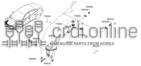 PUMP ASSY-WASHER 28920-1241R 289201241R 28920 1241R