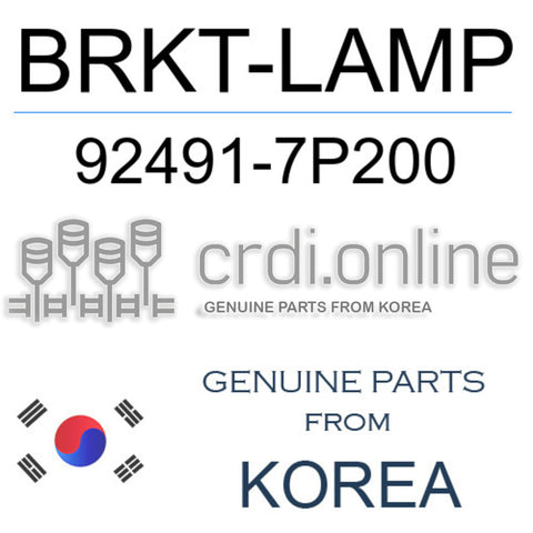 BRKT-LAMP [ORIGINAL] 92491-7P200 924917P200 92491 7P200