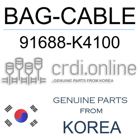 BAG-CABLE [ORIGINAL] 91688-K4100 91688K4100 91688 K4100