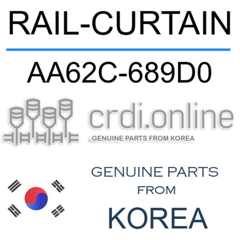 RAIL-CURTAIN AA62C-689D0 AA62C689D0 AA62C 689D0
