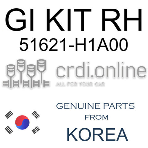 GI KIT RH [ORIGINAL] 51621-H1A00 51621H1A00 51621 H1A00