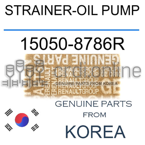 STRAINER-OIL PUMP [ORIGINAL] 15050-8786R 150508786R 15050 8786R
