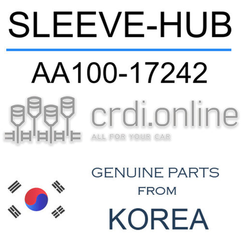 SLEEVE-HUB AA100-17242 AA10017242 AA100 17242