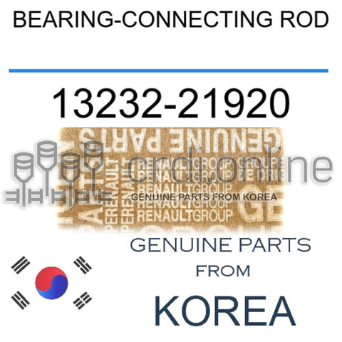BEARING-CONNECTING ROD [ORIGINAL] 13232-21920 1323221920 13232 21920