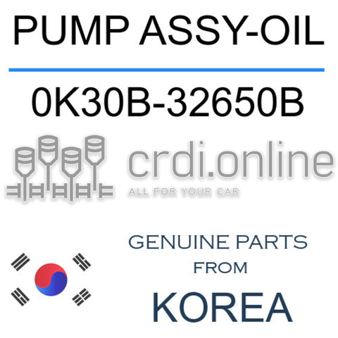 PUMP ASSY-OIL 0K30B-32650B 0K30B32650B 0K30B 32650B