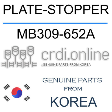 [ORIGINAL] PLATE-STOPPER MB309-652A MB309652A MB309 652A