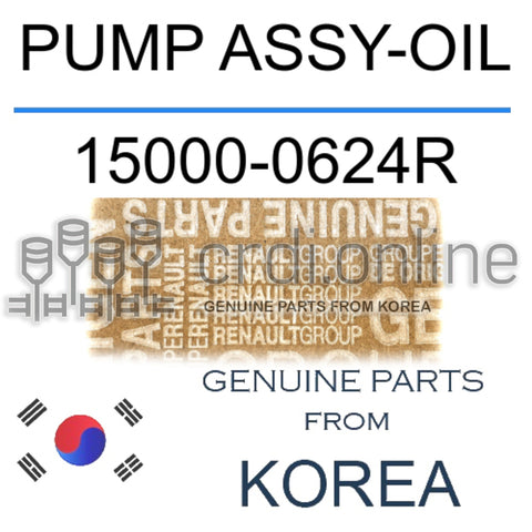 PUMP ASSY-OIL [ORIGINAL] 15000-0624R 150000624R 15000 0624R