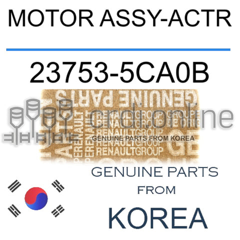 MOTOR ASSY-ACTR [ORIGINAL] 23753-5CA0B 237535CA0B 23753 5CA0B