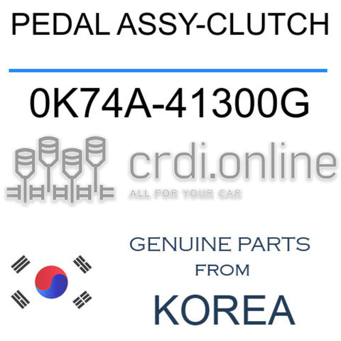 PEDAL ASSY-CLUTCH [ORIGINAL] 0K74A-41300G 0K74A41300G 0K74A 41300G