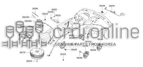 BASE-ANTENNA 28216-5911R 282165911R 28216 5911R