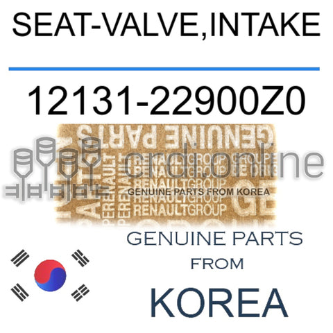 SEAT-VALVE,INTAKE [ORIGINAL] 12131-22900Z0 1213122900Z0 12131 22900Z0
