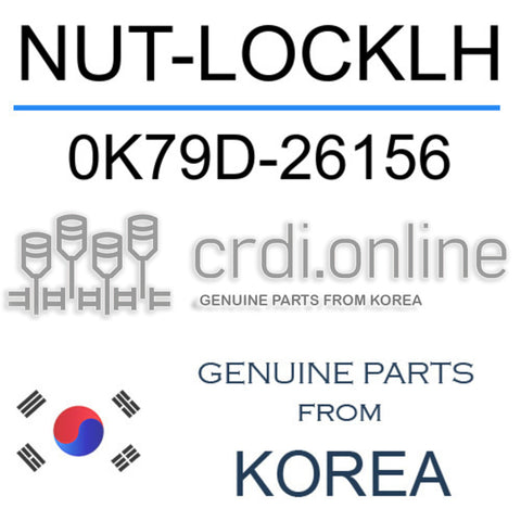 NUT-LOCKLH [ORIGINAL] 0K79D-26156 0K79D26156 0K79D 26156
