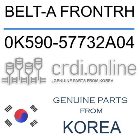 BELT-A FRONTRH 0K590-57732A04 0K59057732A04 0K590 57732A04