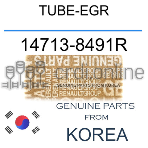 TUBE-EGR [ORIGINAL] 14713-8491R 147138491R 14713 8491R