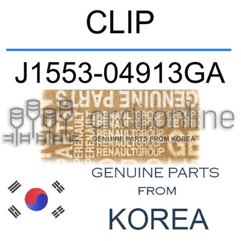 CLIP [ORIGINAL] J1553-04913GA J155304913GA J1553 04913GA