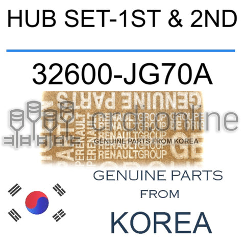HUB SET-1ST & 2ND [ORIGINAL] 32600-JG70A 32600JG70A 32600 JG70A